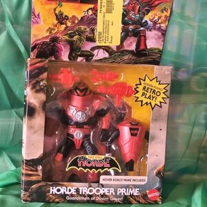 Horde Trooper Prime Action Figure - Red, Black, Silver